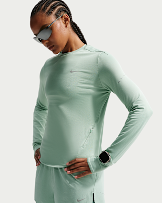 Nike Swift Women's Dri-FIT UV Long-Sleeve Crew-Neck Running Top