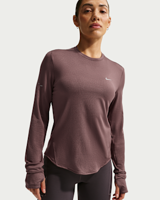 Nike Swift Women's Dri-FIT UV Long-Sleeve Crew-Neck Running Top